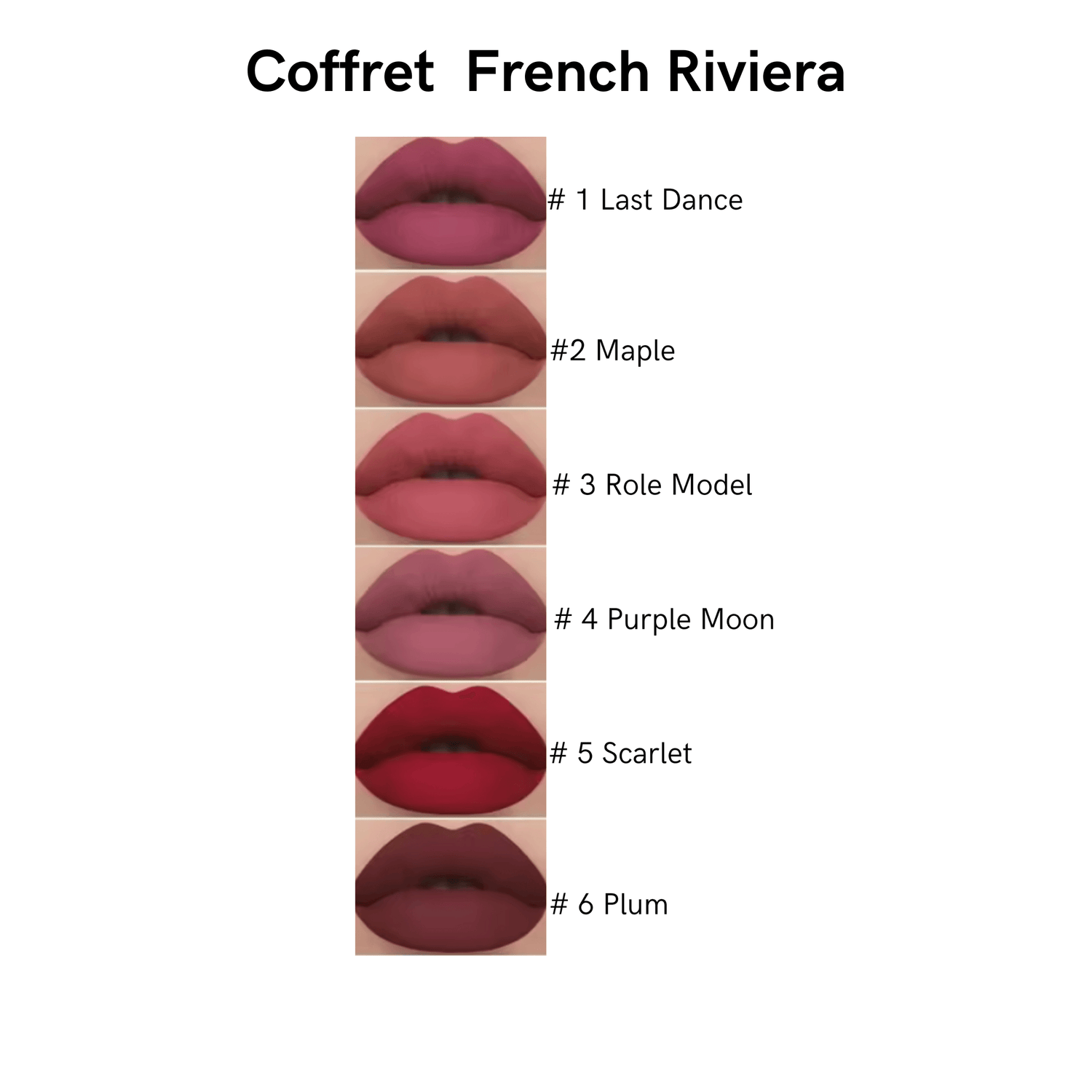 Coffret 6 Gloss - pour des lèvres sublimées - Oh My Face